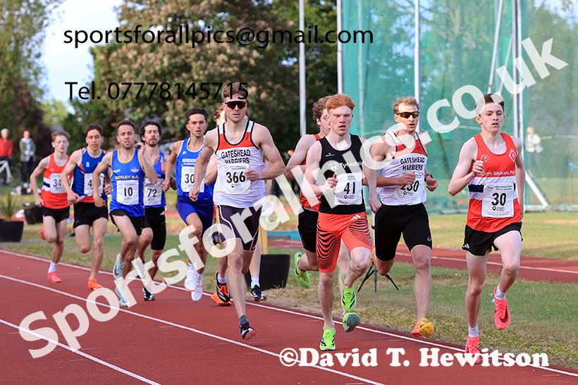 The 800 metres, 2025 NEGP No 2, Monkton Stadium, Wednesday, May 28th. Photo: David T. Hewitson/Sports for All Pics